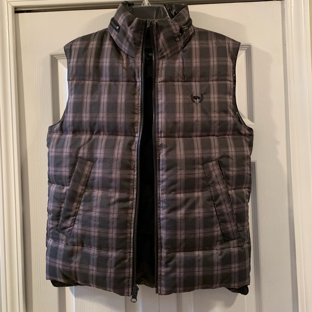 Buffalo David Bitton Reversible Vest Size S. Fits ladies medium also.